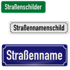 Straßenschilder