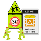 Verkeersborden schoolzone