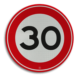 Verkeersteken RVV A01-030 - klasse 3