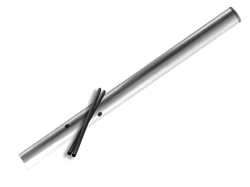 Poteau en acier Ø76mm pour la fixation du miroir