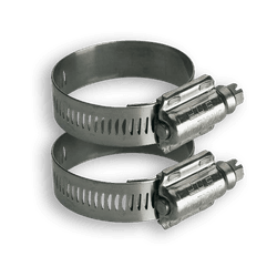 RVS klembanden met variabele diameter (set 2 stuks)