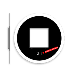 Achtergrondschild 1 lichts verkeerslicht (VKL)