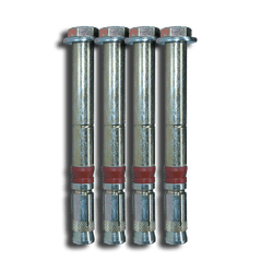 Keilbout M10-14/50-125 (set van 4 stuks)