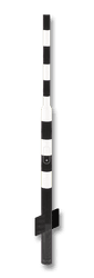 Universeelmast V225 staal zwart/wit of grijs gelakt + serviceluik