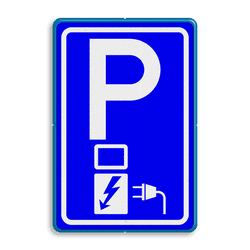 Verkeersbord RVV E08o - oplaadpunt - BE04a
