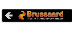 Verwijsbord 2000x350mm in huisstijl en pijl