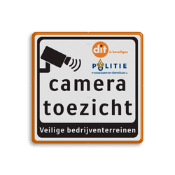 Camerabewaking vierkant full-colour DIT IS BEVEILIGEN