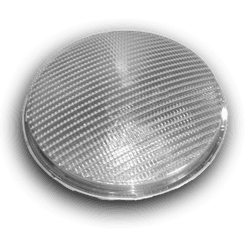 Lens polycarbonaat verkeerslicht (VKL) - wit/helder