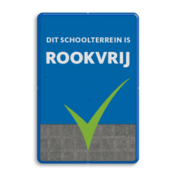 Informatiebord - Dit schoolterrein is rookvrij (oud type)