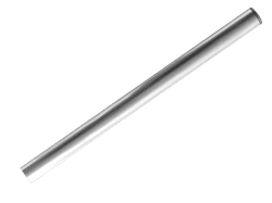 Buispaal Ø48x2500mm aluminium + afdekkap
