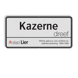 Straatnaambord type Lier - BE / 550x250x28mm