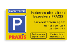 Informatiepaneel 1500x750x2mm ALUMINIUM - 3 kleuren incl. LOGO