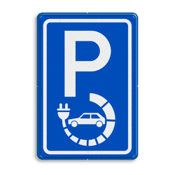 Verkeersbord elektrische auto - België