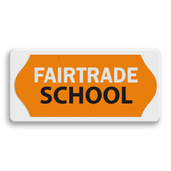 Fairtrade informatiebord - FAIRTRADE SCHOOL - 400x200mm
