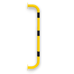 Arceau mural en U &Oslash; 48 mm &ndash; Protection verticale jaune/noir