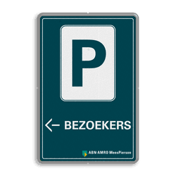Parkeerbord ABN AMRO MeesPierson  -  FC eigen ontwerp  01