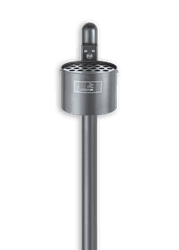 Asbak - 4L - Ø 200 mm - Regenkap - Muur of Paal