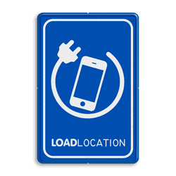 Parkeerbord LOADLOCATION - telefoon