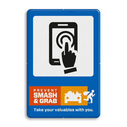 Campagnebord reflecterend - SMASH & GRAB - 007 Tablet - icon