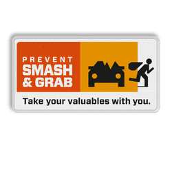 Informatiedrager - SMASH & GRAB - VOL reflecterend - Samplonius