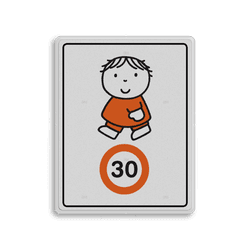Attentiebord Dick Bruna snelheid - joep - LV.AB.J8