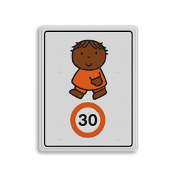 Attentiebord Dick Bruna snelheid - Joep (multi) - LV.AB.J8M