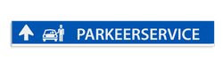 Informatiepaneel PARKEERSERVICE 1600x200x20mm