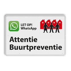 Verkeersbord L209f WhatsApp Buurtpreventie - 03