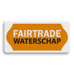 Fairtrade informatiebord - FAIRTRADE WATERSCHAP - 400x200mm