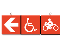 Plafondbord Q-Park - AUTOVERKEER