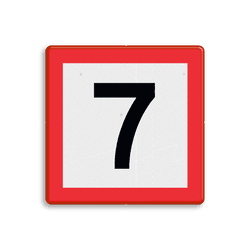 Scheepvaartbord B.6