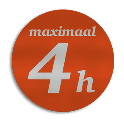 Sticker reflecterend / klasse 1 Ø290mm op maat