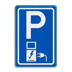 Verkeersbord RVV E08o - oplaadpunt - JustPlugin