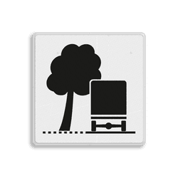 Verkeersbord RVV OB17l - Overhangende takken