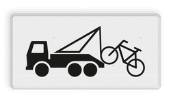Verkeersbord RVV OB304a - Onderbord - Wegknipregeling van kracht
