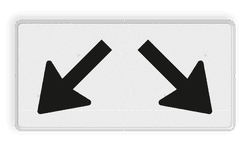 Verkeersbord RVV OB504 - Onderbord - Geldt voor twee parkeervakken