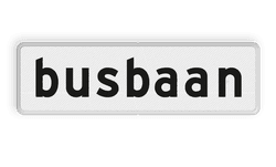 Verkeersbord RVV OB619 - Onderbord - Busbaan