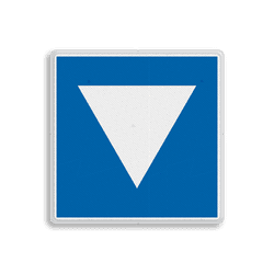 Scheepvaartbord BPR E.5.8 - Ligplaatsen voor niet-kegelschepen, geen duwvaart zijnde
