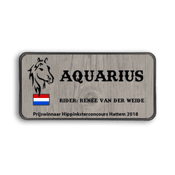 Naambord winnaar Hippinksterconcours 2018