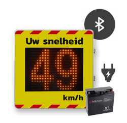 Snelheidsdisplay vaste spanning / lichtmast