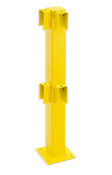 Poteau d&rsquo;angle 90&deg; de 1000 mm pour barri&egrave;re - Black Bull
