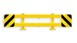 Protection de racks r&eacute;glable 2300 &agrave; 2700 mm en acier - Black Bull
