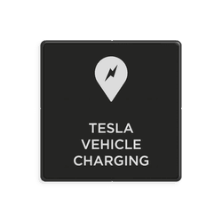 Informatiebord 500x500x28mm Bataviastad-picto Tesla parking only