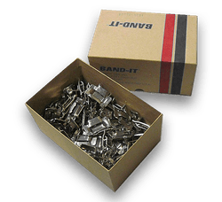 Bandschlaufen f&uuml;r Edelstahlband 19mm - 100 St&uuml;ck