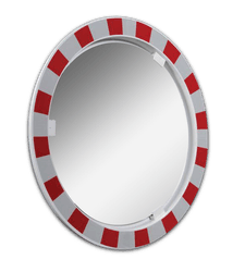 Verkeersspiegel TS_Hydro &Oslash;100cm RVS - Anti-vries en anti-condens