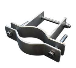 Support variable &Oslash;48-90mm pour miroir sur poteau