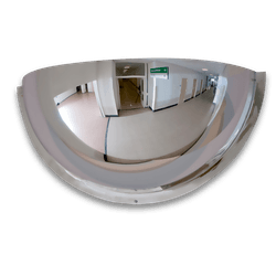 Miroir sph&eacute;rique demi-sph&egrave;re en acrylique &Oslash;500 mm &ndash; angle 180&deg;