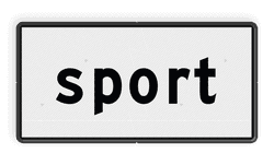 Scheepvaartbord BPR F.4 - 1 regelige Categorie aanduiding