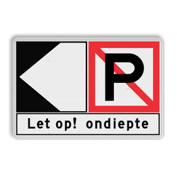 Scheepvaartbord BPR A. 5 + F.2a + F.3