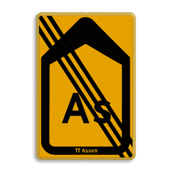 Omleidingsbord - T201b-de - Werk in uitvoering